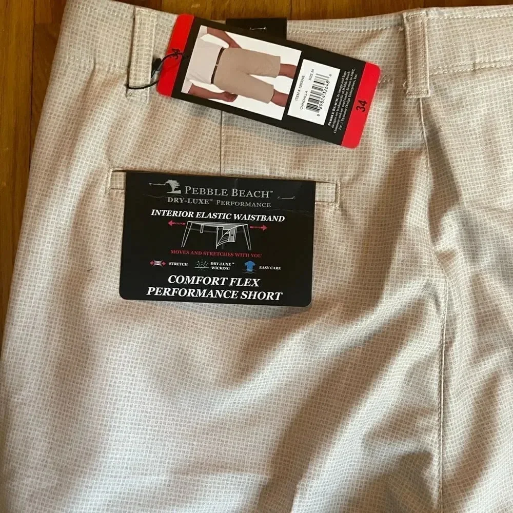 PEBBLE BEACH COMFORT FLEX PERFORMANCE SHORT